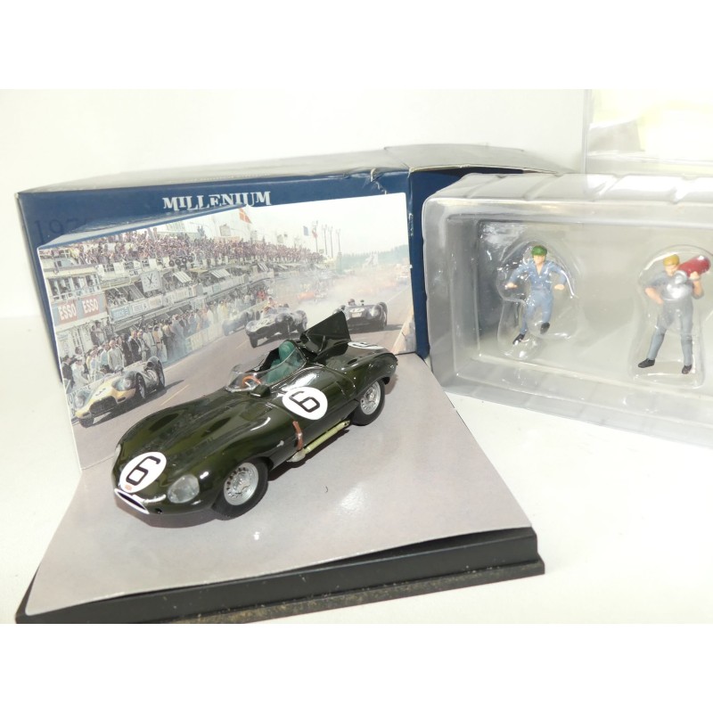 JAGUAR TYPE D N°6 LE MANS 1955 VITESSE 1:43 avec figurine