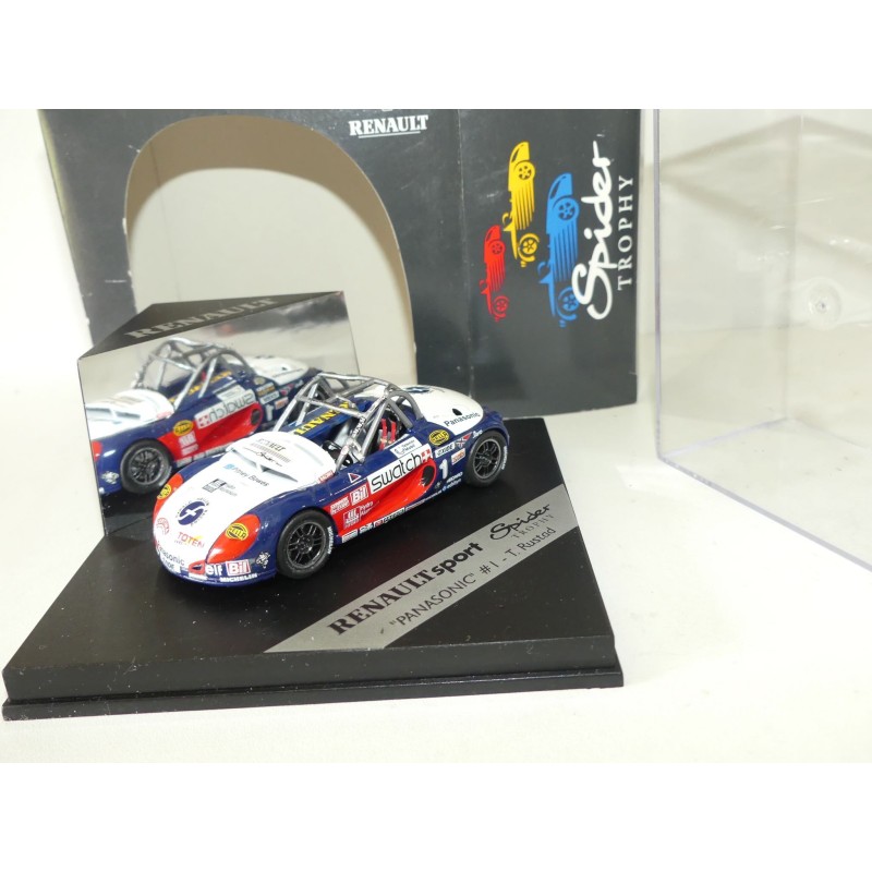 RENAULT SPIDER TROPHY N°1 PANASONIC T. RUSTAD VITESSE 1:43