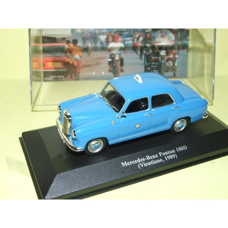 MERCEDES PONTON 180 D TAXI DU VIETNAM 1989 Bleu ALTAYA 1:43