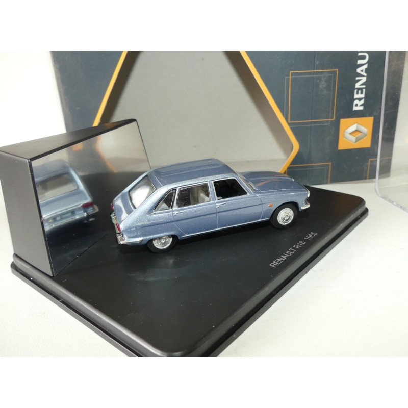 Miniature Renault 16 1965 Bleue - Universal Hobbies 1:43 - Collection M6 - Neuve
