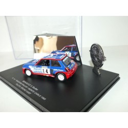 RENAULT 5 TURBO RALLYE MONTE CARLO 1983 B. SABY UNIVERSAL HOBBIES 1:43