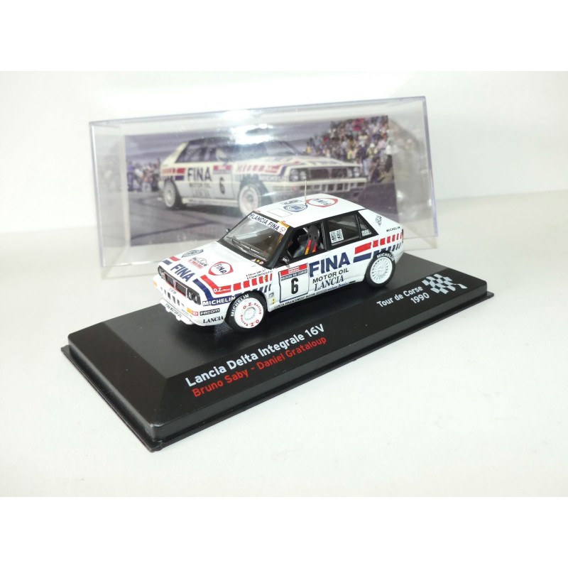 LANCIA DELTA INTEGRALE RALLYE TOUR DE CORSE 1990 B. SABY ALTAYA 1:43 1er