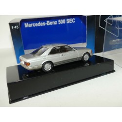 MERCEDES 500 SEC COUPE W126 Gris Clair AUTOART 1:43