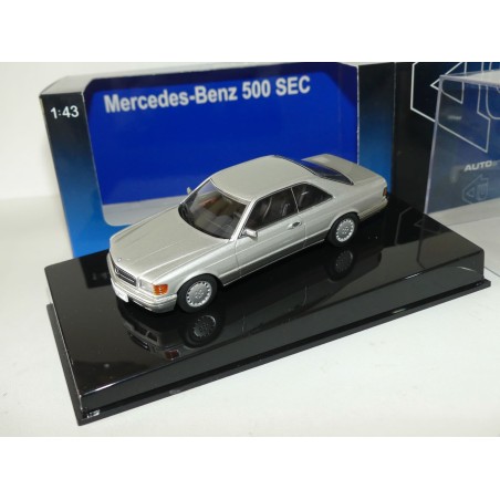 MERCEDES 500 SEC COUPE W126 Gris Clair AUTOART 1:43