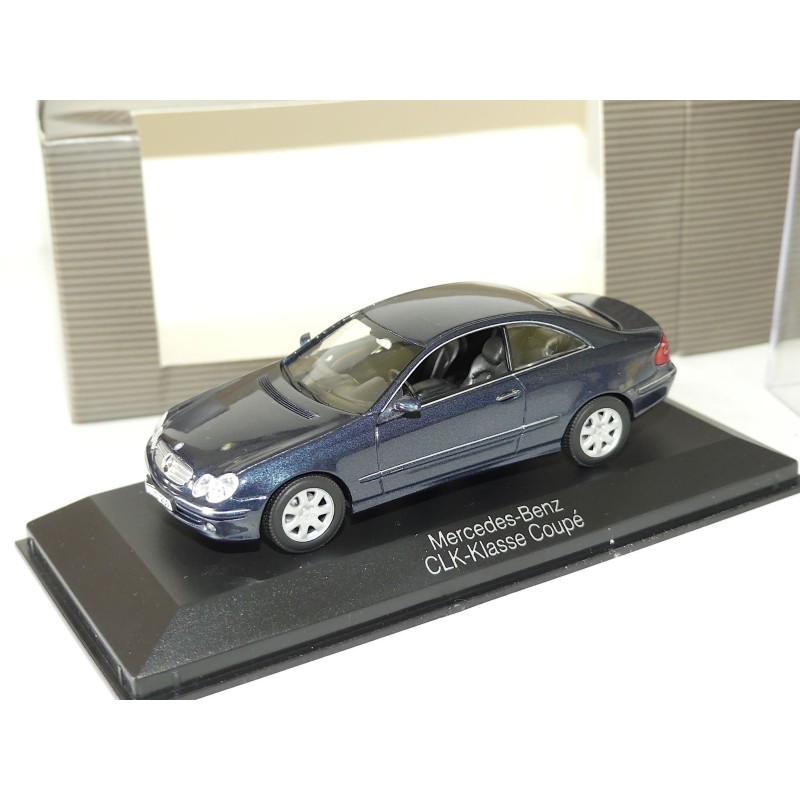 MERCEDES CLK COUPE W209 Bleu MINICHAMPS 1:43