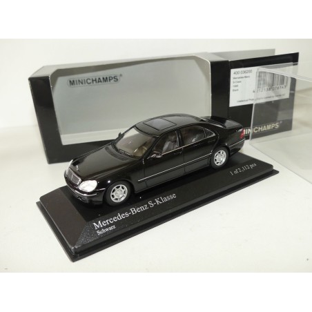 MERCEDES CLASSE S 1998 Noir MINICHAMPS 1:43