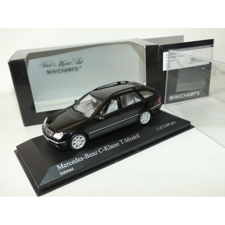 MERCEDES CLASSE C T MODEL W203 2001 Noir MINICHAMPS 1:43