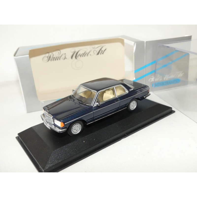 MERCEDES 280 CE COUPE W123 Bleu MINICHAMPS 1:43