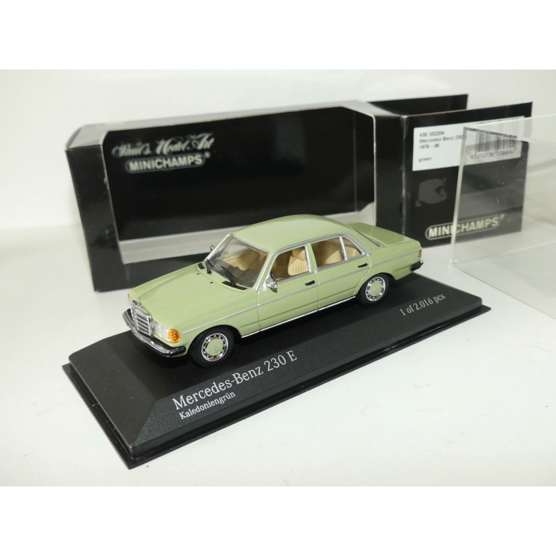 MERCEDES 230 E W123 1976-85 Vert MINICHAMPS 1:43