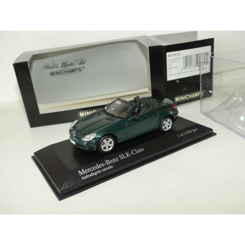 MERCEDES SLK Cabriolet R171 2004 Vert MINICHAMPS 1:43