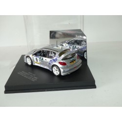PEUGEOT 206 WRC RALLYE DE CATALOGNE 2000 F. DELECOUR VITESSE SKM140 1:43 7Ã¨me