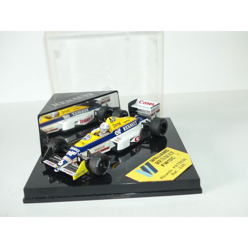 WILLIAMS RENAULT FW12C GP 1989 R. PATRESE ONYX 026 1:43