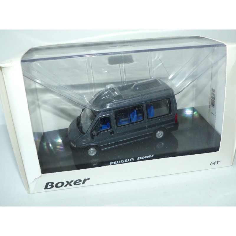 PEUGEOT BOXER VITRÉ MiniBus Gris NOREV 1:43