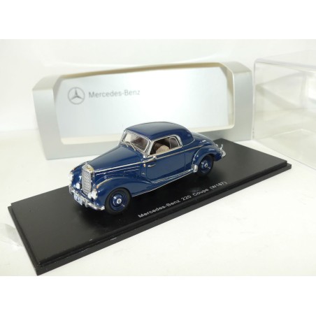MERCEDES 220 COUPE W187 Bleu SPARK 1:43
