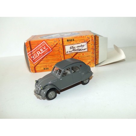 CITROEN 2CV AZL MALLE BOMBEE 1956 Gris NOREV 1:43 boite carton