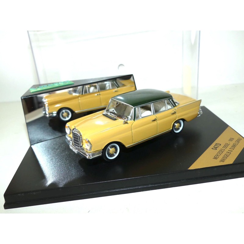 MERCEDES 220 SE 1959 Beige et Noir VITESSE 047D 1:43