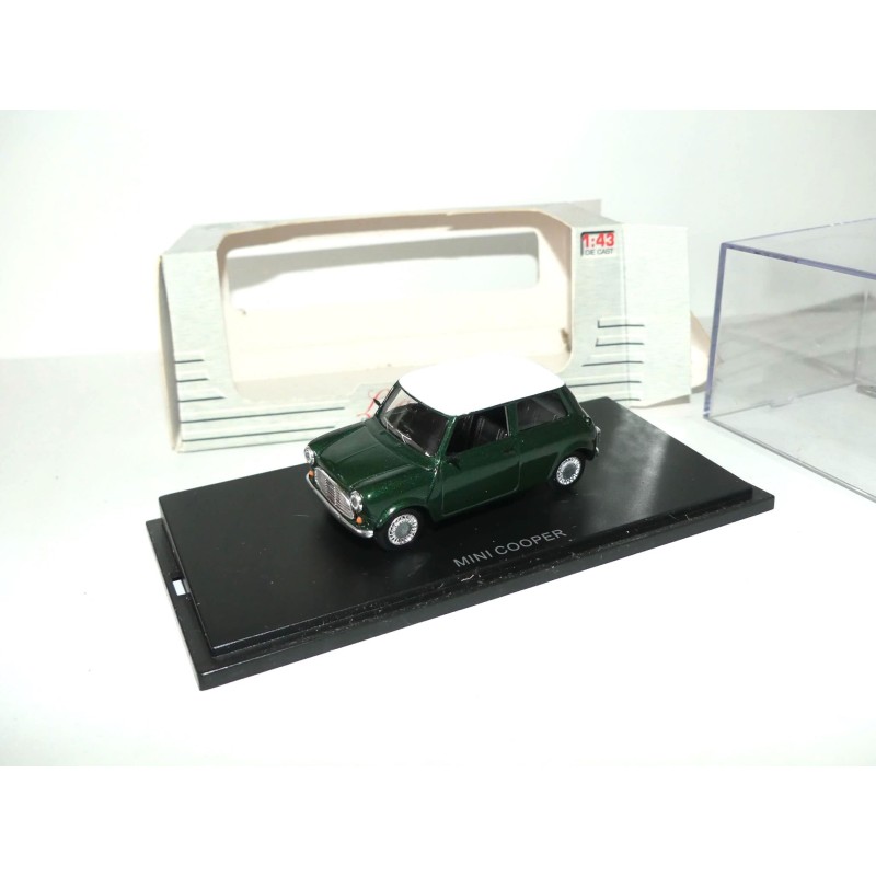 AUSTN MINI COOPER Vert et toit blanc UNIVERSAL HOBBIES LEGEND 1:43