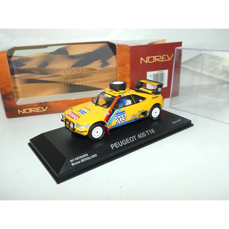 Modèle Réduit Peugeot 405 T16 Rallye N°34 - Majorette échelle 1:60 - Occasion