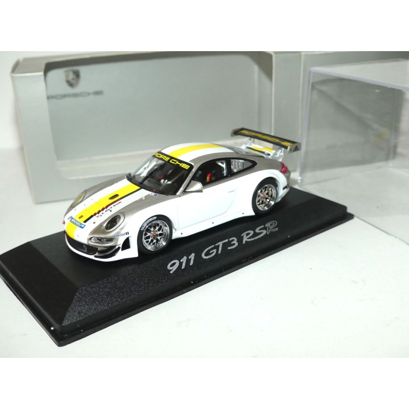 PORSCHE 911 GT3 RSR 997 PrÃ©sentation MINICHAMPS 1:43