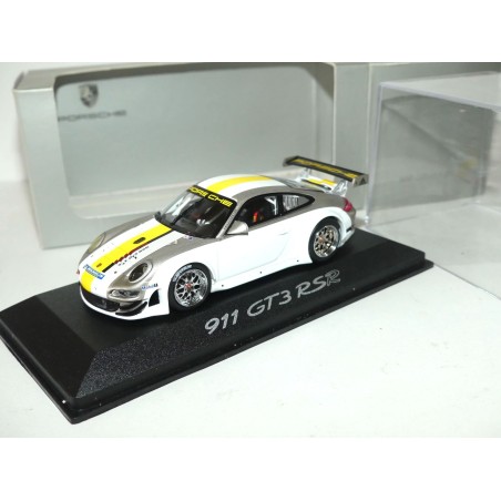 PORSCHE 911 GT3 RSR 997 PrÃ©sentation MINICHAMPS 1:43