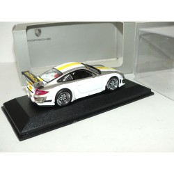 PORSCHE 911 GT3 RSR 997 PrÃ©sentation MINICHAMPS 1:43