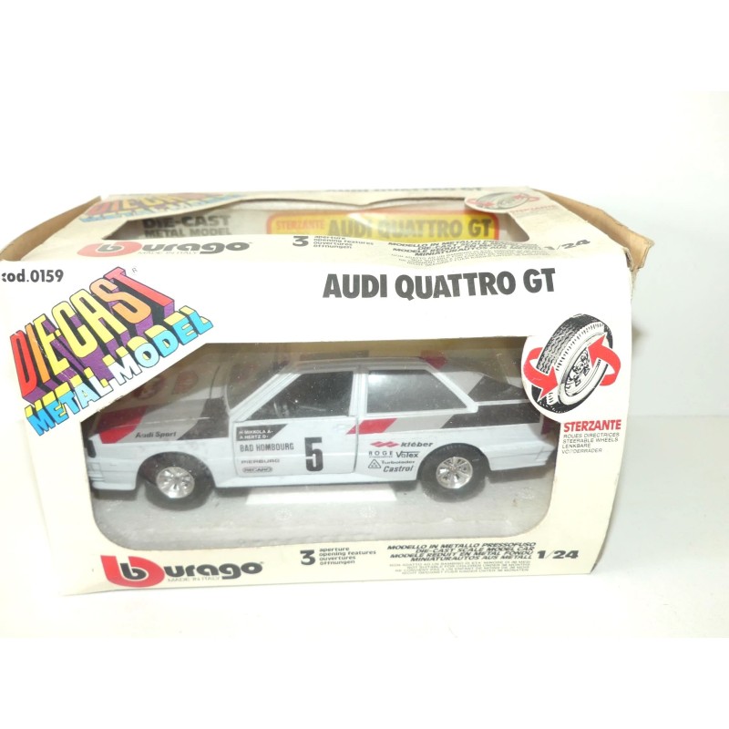 AUDI QUATTRO RALLYE MONTE CARLO 1981 MIKKOLA BURAGO 1:24