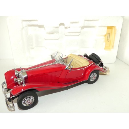 MERCEDES 500 K SPECIAL ROADSTER Rouge FRANKLIN MINT 1:24