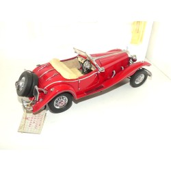 MERCEDES 500 K SPECIAL ROADSTER Rouge FRANKLIN MINT 1:24