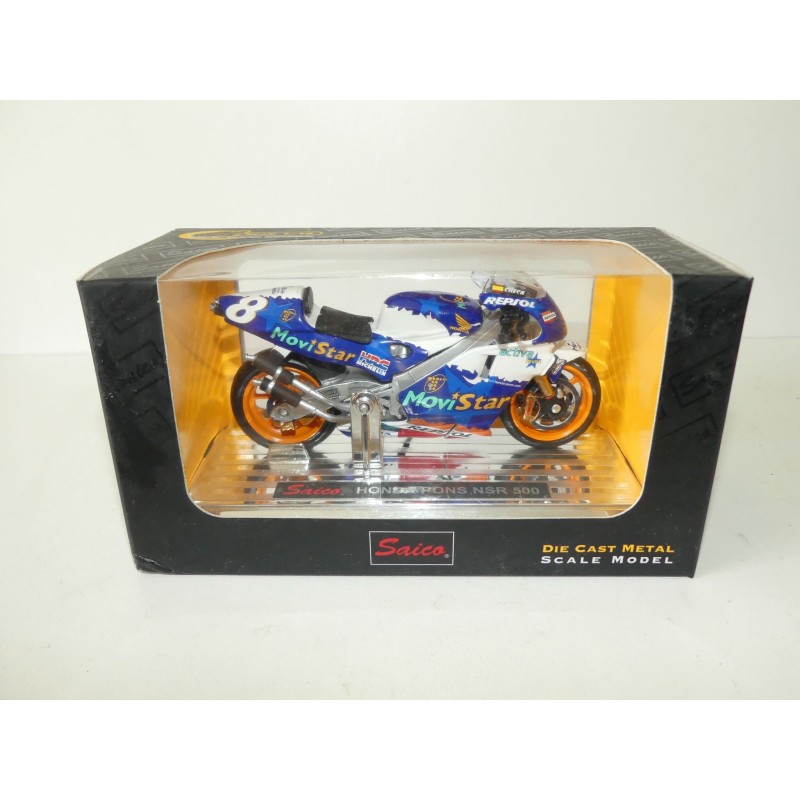 MOTO HONDA PONS NSR 500 N°8 CHECA SAICO 1:18