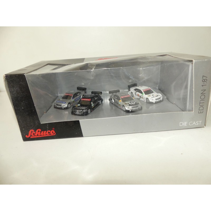 MERCEDES CLASSE C DTM 4 MODELES SCHUCO HO 1:87