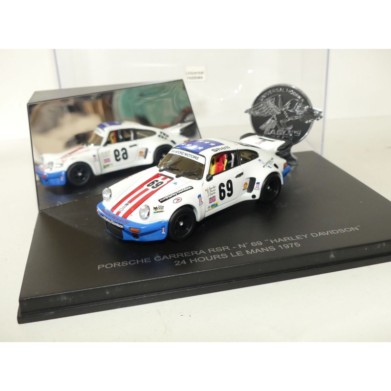 PORSCHE 911 CARRERA RSR N°69 LE MANS 1976 UNIVERSAL HOBBIES 1:43