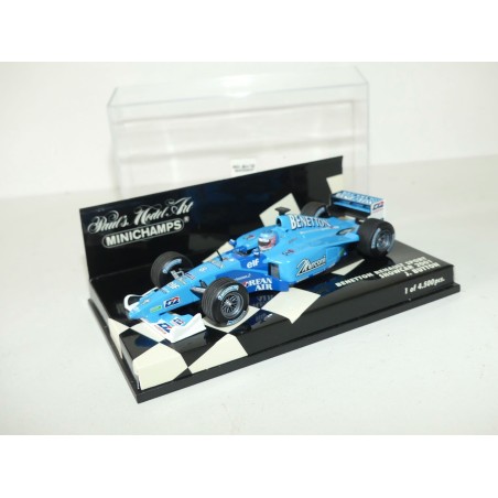 BENETTON RENAULT B201 SHOWCAR GP 2001 J. BUTTON MINICHAMPS 1:43