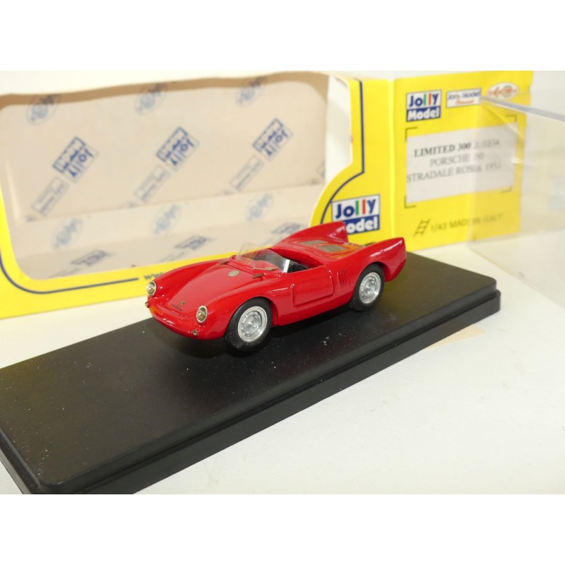 PORSCHE 550 SPYDER STRADALE 1953 Rouge JOLLY MODEL JL0334 1:43