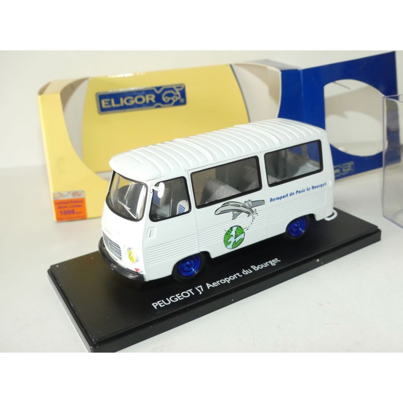 PEUGEOT J7 MINIBUS AEROPORT DU BOURGET ELIGOR 1:43