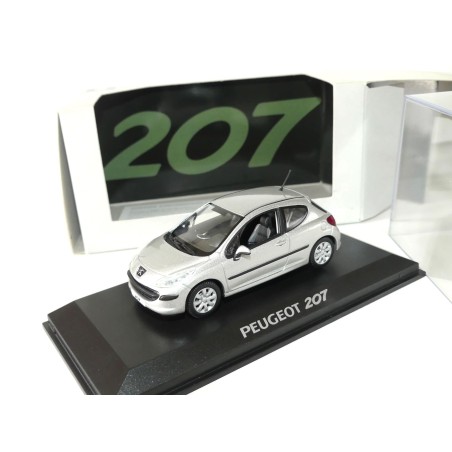 PEUGEOT 207 3 Portes Gris Clair NOREV 1:43