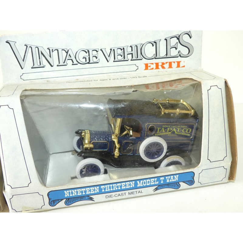 FORD MODEL T VAN 1913 ERTL VINTAGE VEHICULE 1:43