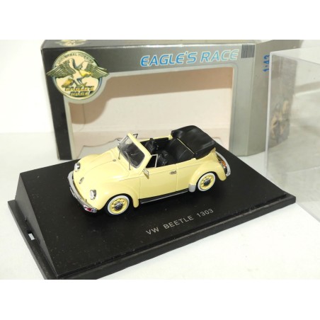VW COCCINELLE 1303 Cabriolet Jaune Pale UNIVERSAL HOBBIES 1:43 