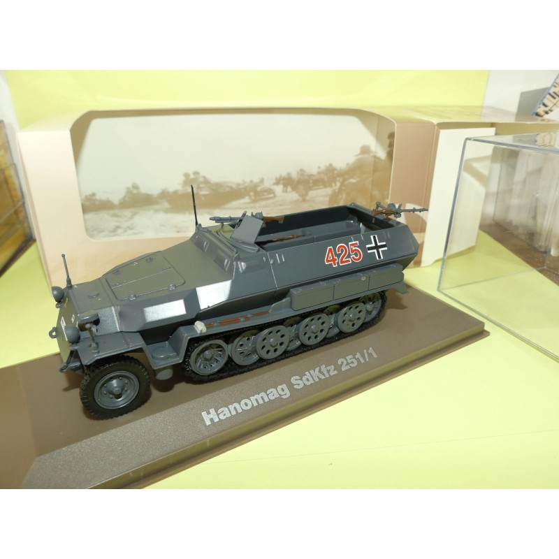 HANOMAG SDKFZ 251/1 MILITAIRE ATLAS NÂ°07 1:43