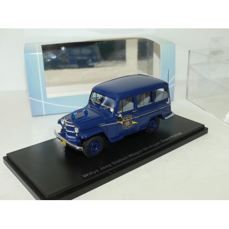 JEEP WILLYS STATION WAGON MICHIGAN STATE POLICE NEO 1:43