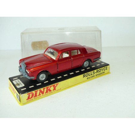 ROLLS ROYCE SILVER SHADOW Rouge DINKY TOYS 158 1:43