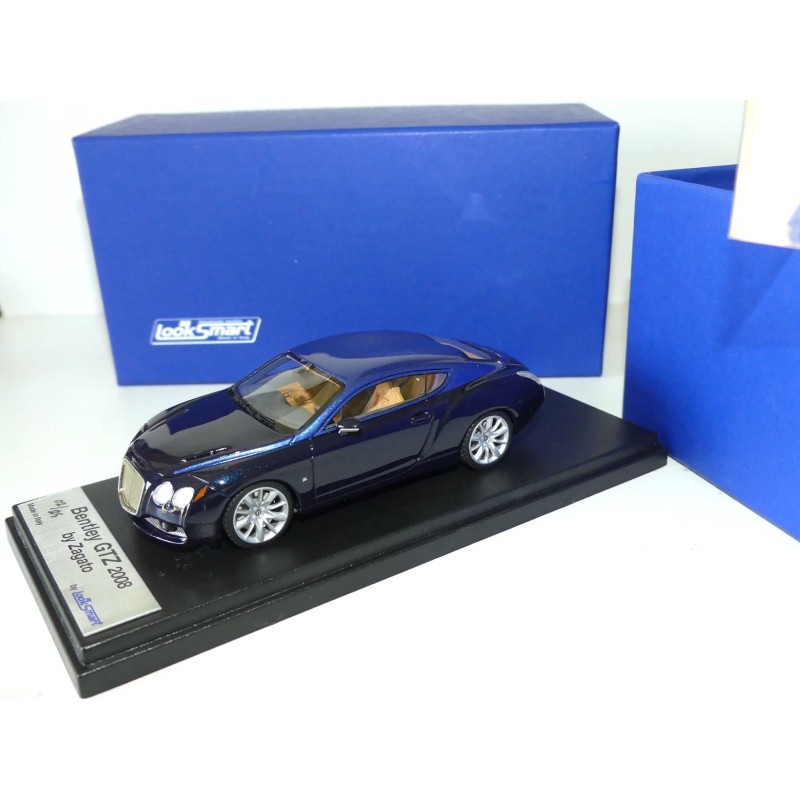 BENTLEY GTZ 2008 BY ZAGATO Bleu Sapphire LOOKSMART LS311 1:43
