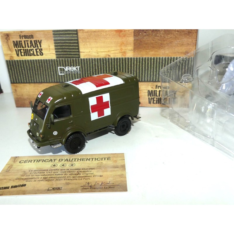 CAMION RENAULT R 2087 VERSION SANITAIRE AMBULANCE MILITAIRE IXO DIREKT PRESSE 1:43
