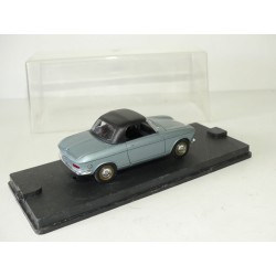 PEUGEOT 204 CABRIOLET Gris Bleuté VEREM 1:43 imperfection