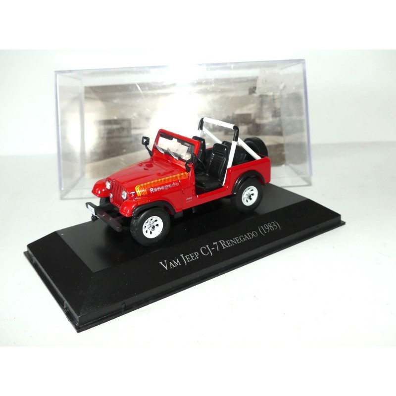 JEEP CJ7 RENEGADO 1983 Rouge ALTAYA 1:43
