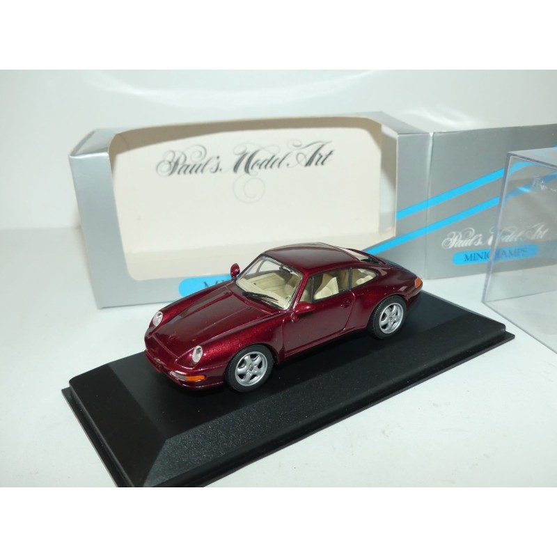 PORSCHE 911 CARRERA 993 1994 Bordeaux MINICHAMPS 1:43