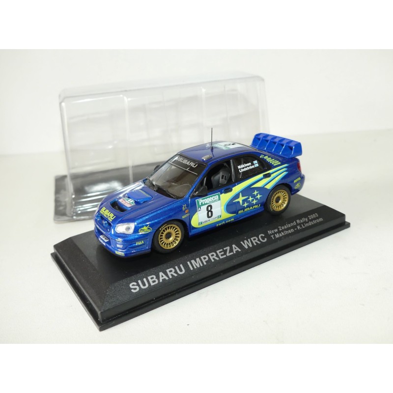 SUBARU IMPREZA WRC RALLYE NEW ZELANDE 2003 MAKINEN ALTAYA 1:43 sous coque