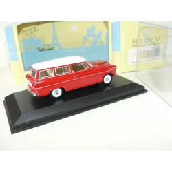 BORGWARD ISABELLA COMBI Rouge et Blanc NOREV 1:43