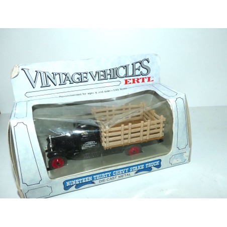 CHEVY STATE TRUCK 1930 ERTL VINTAGE VEHICULE 1:43