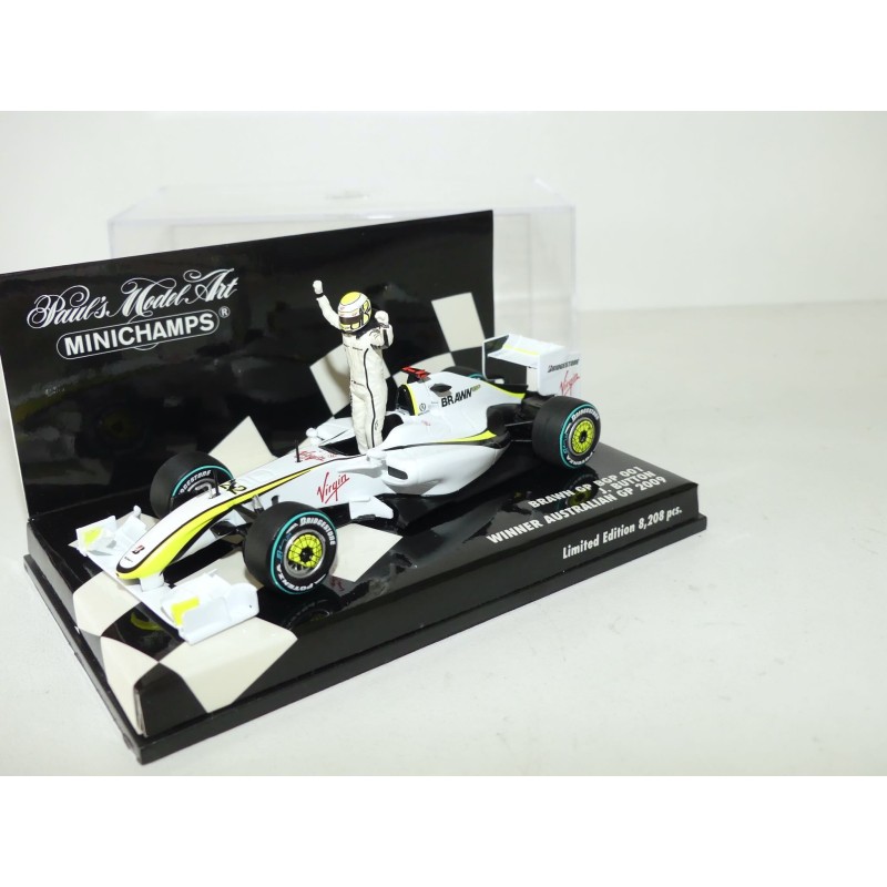 BRAWN GP BGP 001 GP AUSTRALIE 2009 J. BUTTON MINICHAMPS 1:43