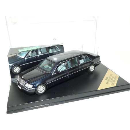 MERCEDES S 600 PULLMAN 1997 Gris FoncÃ© Limousine VITESSE V98050 1:43